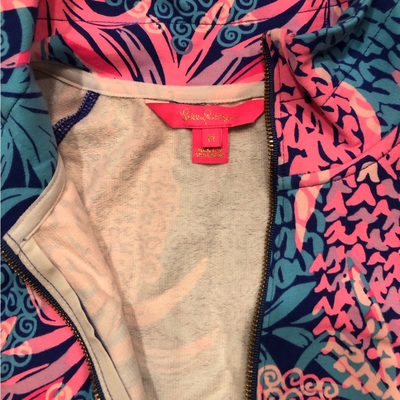 NWOT- Lilly Pulitzer Upf 50+ Skipper Printed Popover Dress in Blue Lyst - - Picture 3 of 5